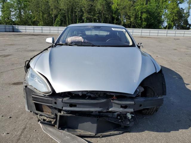 5YJSA1DP1DFP19736 - 2013 TESLA MODEL S Արծաթագույն լուսանկար 5