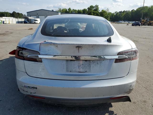 5YJSA1DP1DFP19736 - 2013 TESLA MODEL S Արծաթագույն լուսանկար 6