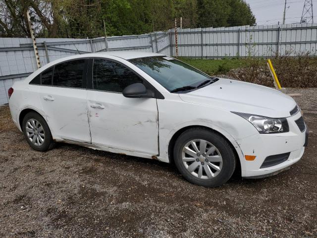 1G1PA5SH4B7119992 - 2011 CHEVROLET CRUZE LS WHITE photo 4