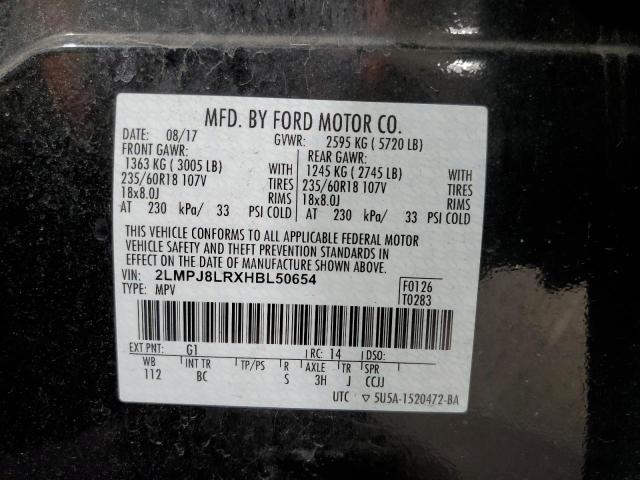 2LMPJ8LRXHBL50654 - 2017 LINCOLN MKX RESERVE Қара фото 13