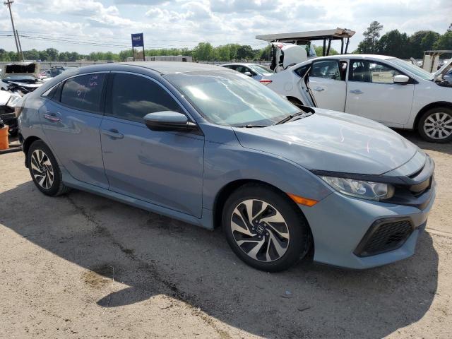 SHHFK7H3XKU228117 - 2019 HONDA CIVIC LX GRAY photo 4