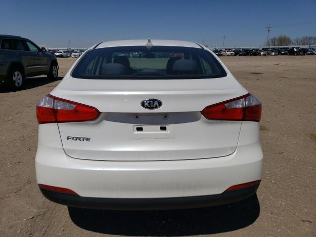 KNAFX4A67E5203250 - 2014 KIA FORTE LX WHITE photo 6