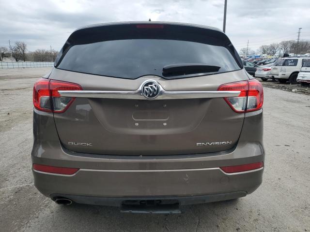 LRBFXASA7HD047675 - 2017 BUICK ENVISION PREFERRED BROWN photo 6