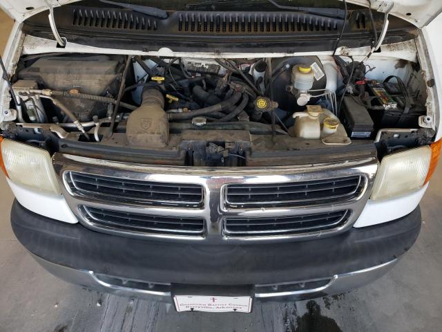 2B5WB35Z91K549606 - 2001 DODGE RAM WAGON B3500 WHITE photo 12