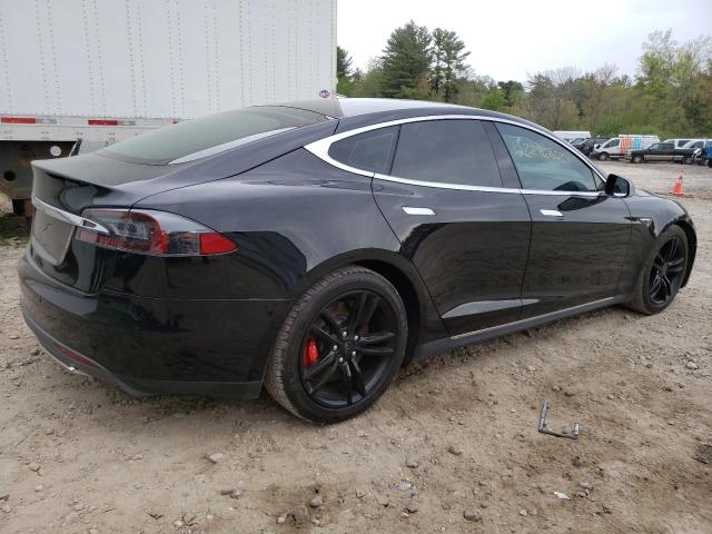 5YJSA1E25FF119890 - 2015 TESLA MODEL S Սև լուսանկար 3