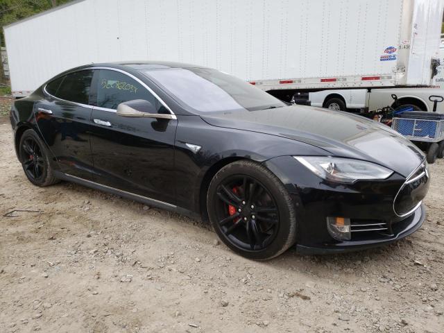 5YJSA1E25FF119890 - 2015 TESLA MODEL S Սև լուսանկար 4