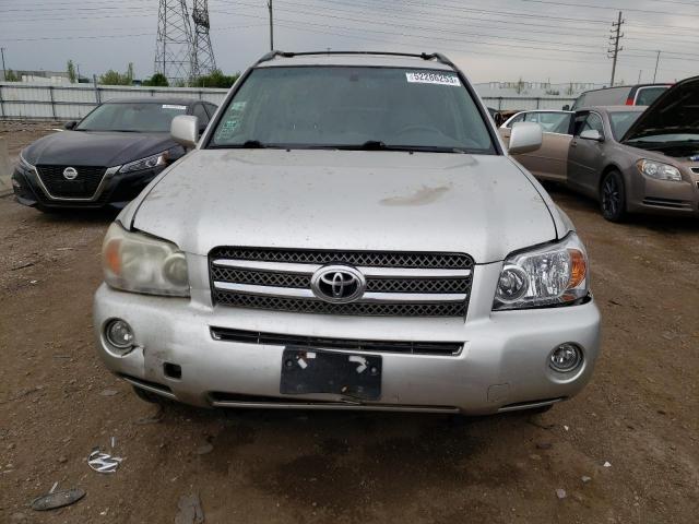 JTEDW21A770016771 - 2007 TOYOTA HIGHLANDER HYBRID SILVER photo 5