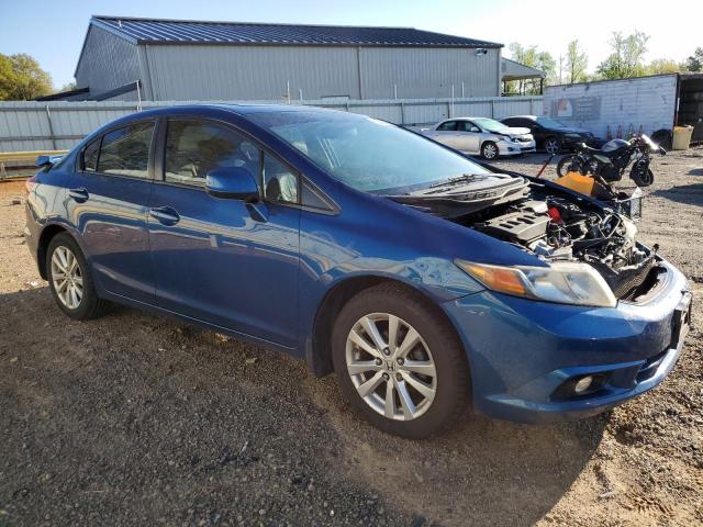 19XFB2F92CE314749 - 2012 HONDA CIVIC EXL BLUE photo 4