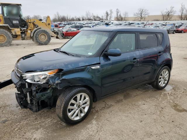 KNDJP3A50J7566924 - 2018 KIA SOUL + BLUE photo 1