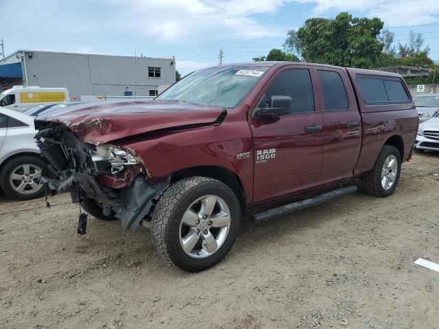 1C6RR6FT0KS500630 - 2019 RAM 1500 CLASS TRADESMAN BURGUNDY photo 1