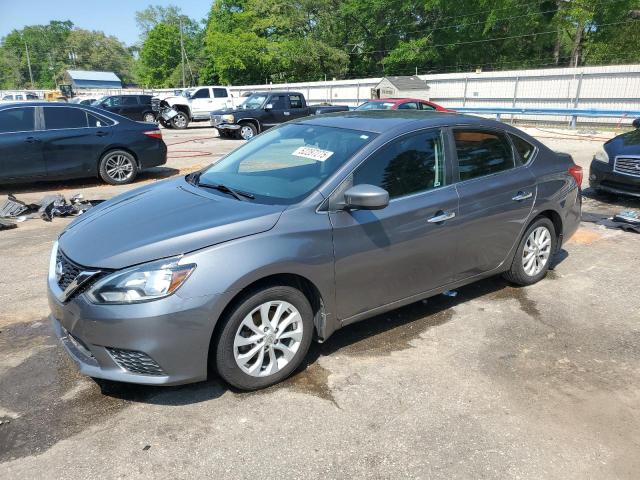 3N1AB7AP3JL625499 - 2018 NISSAN SENTRA S ნაცრისფერი ფოტო 1