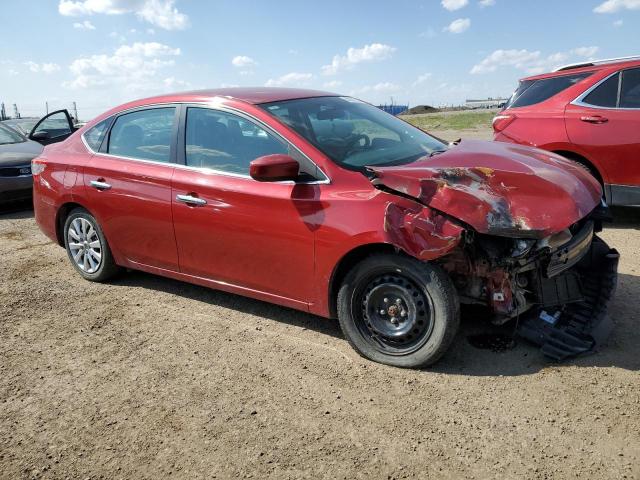 3N1AB7AP5DL691119 - 2013 NISSAN SENTRA S RED photo 4