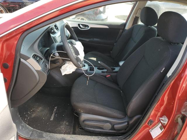 3N1AB7AP5DL691119 - 2013 NISSAN SENTRA S RED photo 7