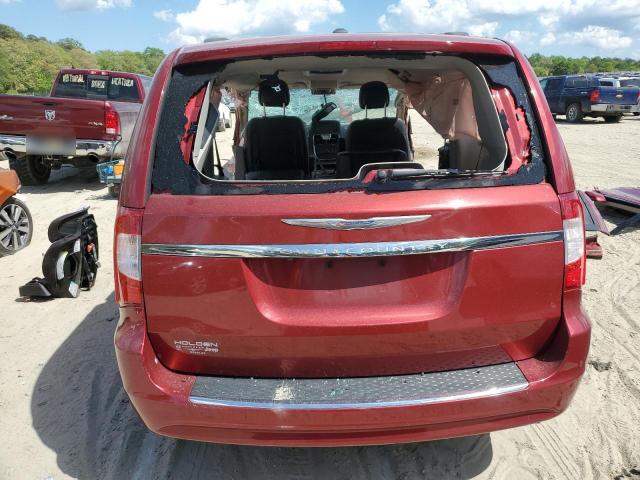 2C4RC1BG7ER409527 - 2014 CHRYSLER TOWN & COU TOURING RED photo 6