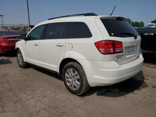 3C4PDCAB4JT427139 - 2018 DODGE JOURNEY SE WHITE photo 2