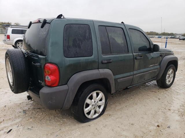 1J4GL48K73W600383 - 2003 JEEP LIBERTY SPORT GREEN photo 3