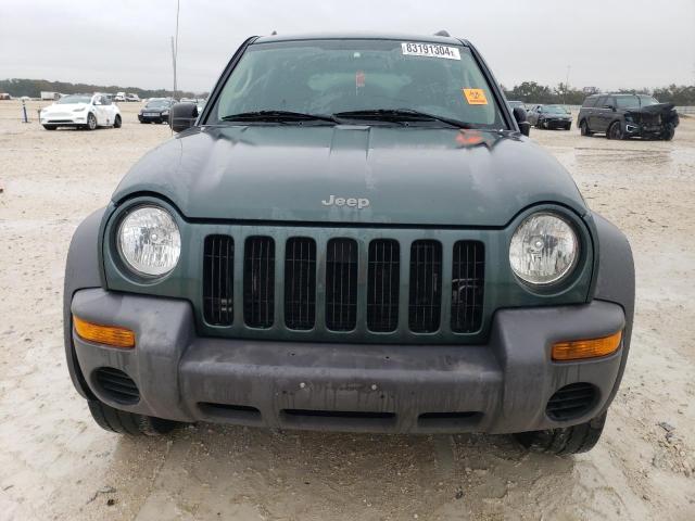 1J4GL48K73W600383 - 2003 JEEP LIBERTY SPORT GREEN photo 5