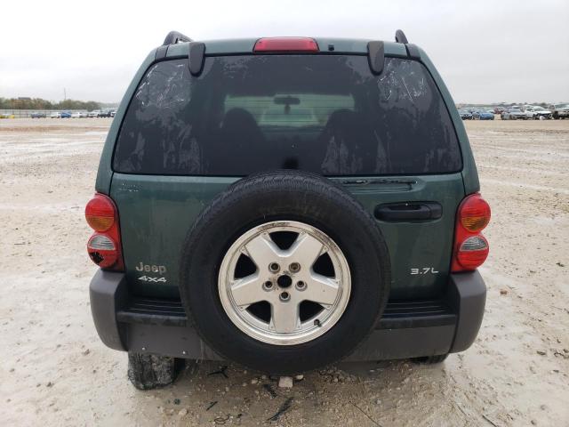 1J4GL48K73W600383 - 2003 JEEP LIBERTY SPORT GREEN photo 6