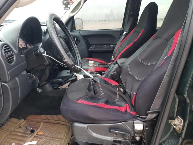 1J4GL48K73W600383 - 2003 JEEP LIBERTY SPORT GREEN photo 7