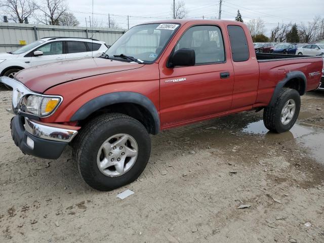 5TEWN72N42Z133098 - 2002 TOYOTA TACOMA XTRACAB RED photo 1