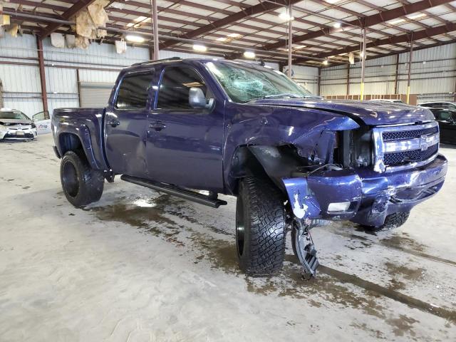 2GCEC13J171549390 - 2007 CHEVROLET SILVERADO C1500 CREW CAB BLUE photo 4