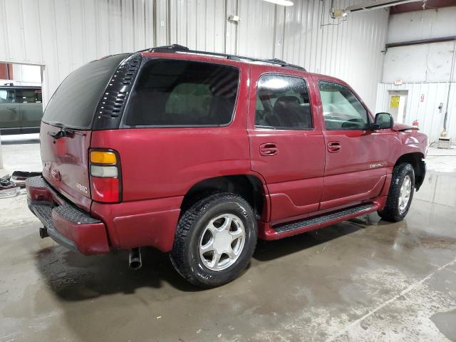 1GKEK63U05J149273 - 2005 GMC YUKON DENALI MAROON photo 3