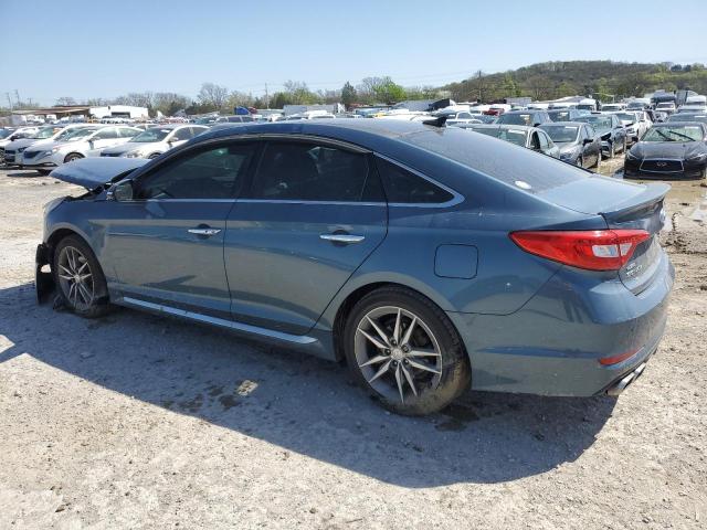 5NPE34AB8FH066635 - 2015 HYUNDAI SONATA SPORT BLUE photo 2