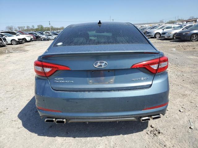 5NPE34AB8FH066635 - 2015 HYUNDAI SONATA SPORT BLUE photo 6