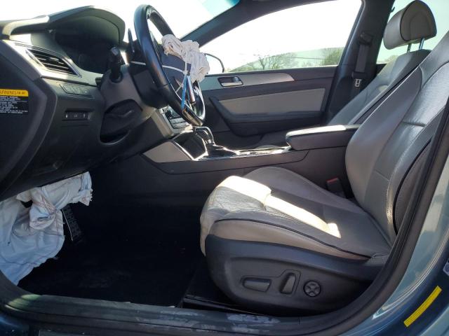 5NPE34AB8FH066635 - 2015 HYUNDAI SONATA SPORT BLUE photo 7