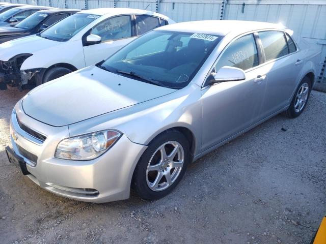1G1ZC5EB0AF183316 - 2010 CHEVROLET MALIBU 1LT SILVER photo 1