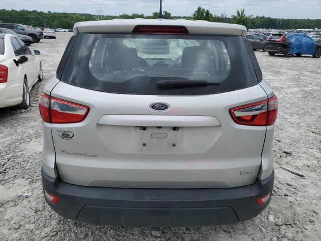 MAJ3S2FE4KC298534 - 2019 FORD ECOSPORT S SILVER photo 6