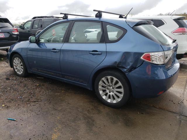 JF1GH61658H837732 - 2008 SUBARU IMPREZA 2.5I BLUE photo 2