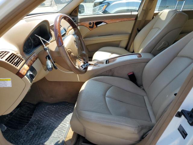 WDBUH87X19B391445 - 2009 MERCEDES-BENZ E 350 4MATIC WHITE photo 7