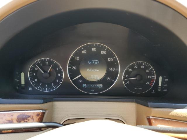 WDBUH87X19B391445 - 2009 MERCEDES-BENZ E 350 4MATIC WHITE photo 9