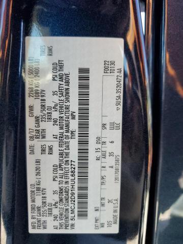 5LMCJ2D91HUL68277 - 2017 LINCOLN MKC SELECT 蓝色 照片 14