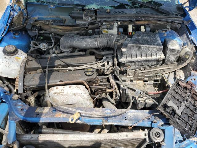 3FAHP31361R243215 - 2001 FORD FOCUS ZX3 BLUE photo 11