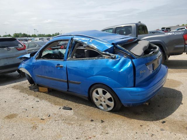 3FAHP31361R243215 - 2001 FORD FOCUS ZX3 BLUE photo 2