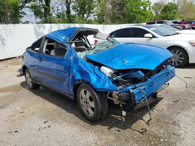 3FAHP31361R243215 - 2001 FORD FOCUS ZX3 BLUE photo 4