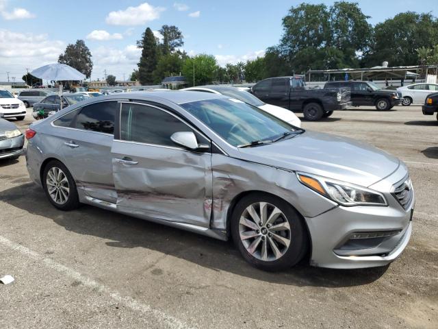 5NPE34AF7FH214874 - 2015 HYUNDAI SONATA SPORT SILVER photo 4