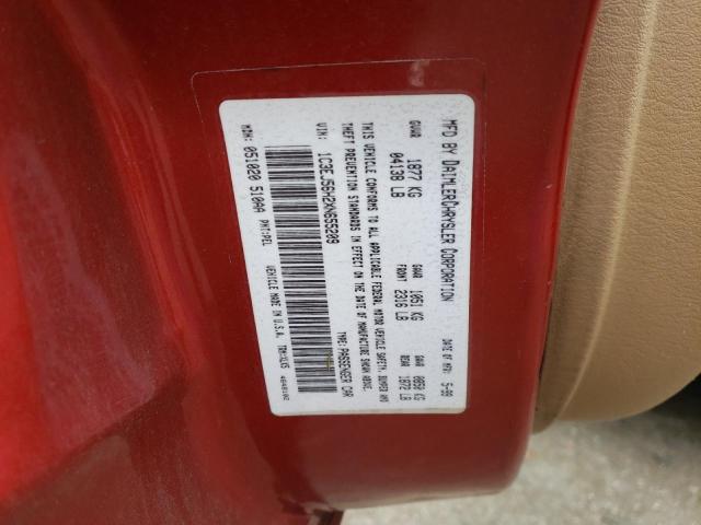 1C3EJ56H2XN655209 - 1999 CHRYSLER CIRRUS LXI RED photo 12