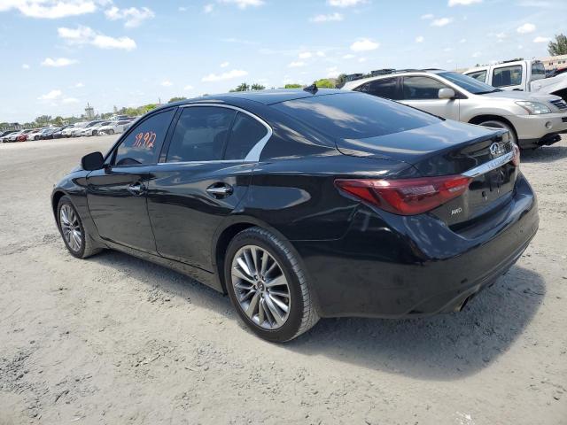 JN1EV7AR6JM610026 - 2018 INFINITI Q50 LUXE BLACK photo 2