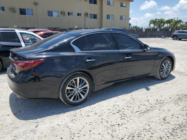 JN1EV7AR6JM610026 - 2018 INFINITI Q50 LUXE BLACK photo 3