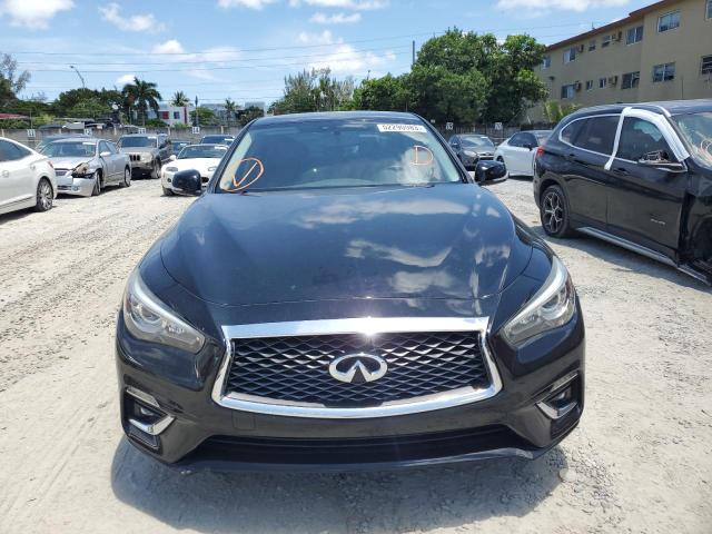 JN1EV7AR6JM610026 - 2018 INFINITI Q50 LUXE BLACK photo 5