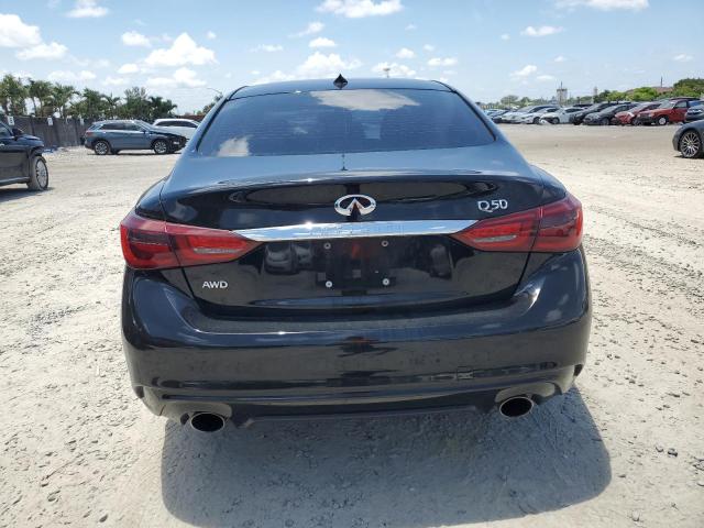JN1EV7AR6JM610026 - 2018 INFINITI Q50 LUXE BLACK photo 6