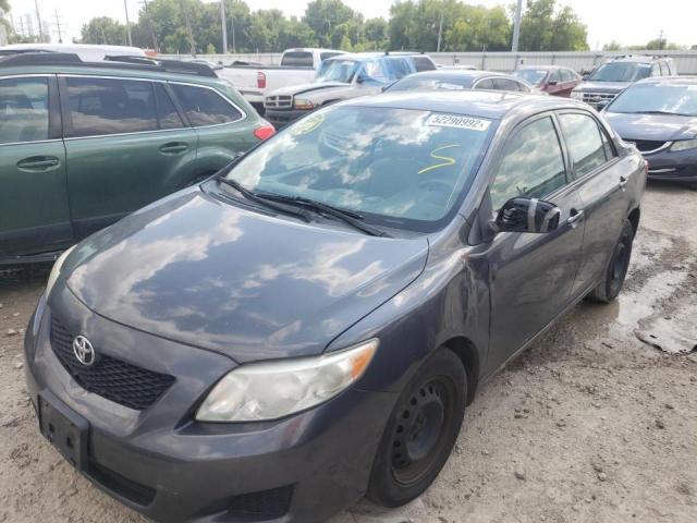 1NXBU4EE4AZ329525 - 2010 TOYOTA COROLLA BASE GRAY photo 2