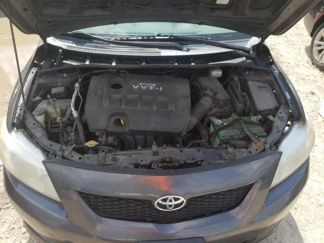 1NXBU4EE4AZ329525 - 2010 TOYOTA COROLLA BASE GRAY photo 7