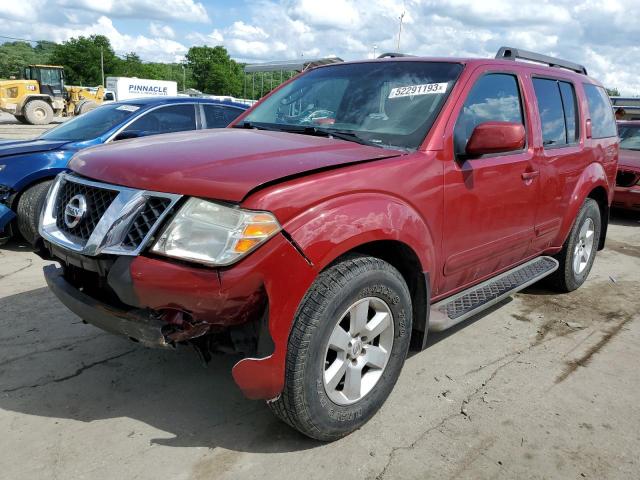 5N1AR1NB0CC609310 - 2012 NISSAN PATHFINDER S RED photo 1