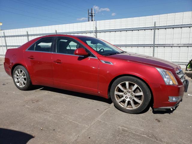 1G6DT57V980129277 - 2008 CADILLAC CTS HI FEATURE V6 RED photo 4