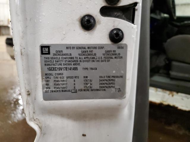 1GCEC19V17E141495 - 2007 CHEVROLET SILVERADO C1500 CLASSIC Ağ foto 13