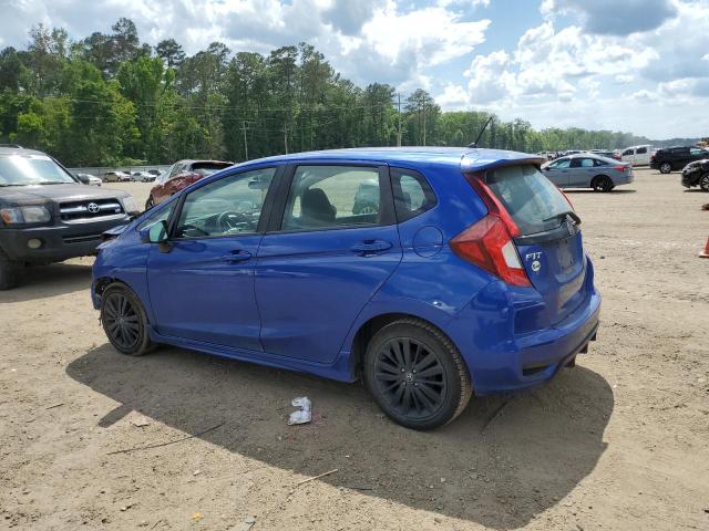 3HGGK5H7XJM718467 - 2018 HONDA FIT SPORT BLUE photo 2